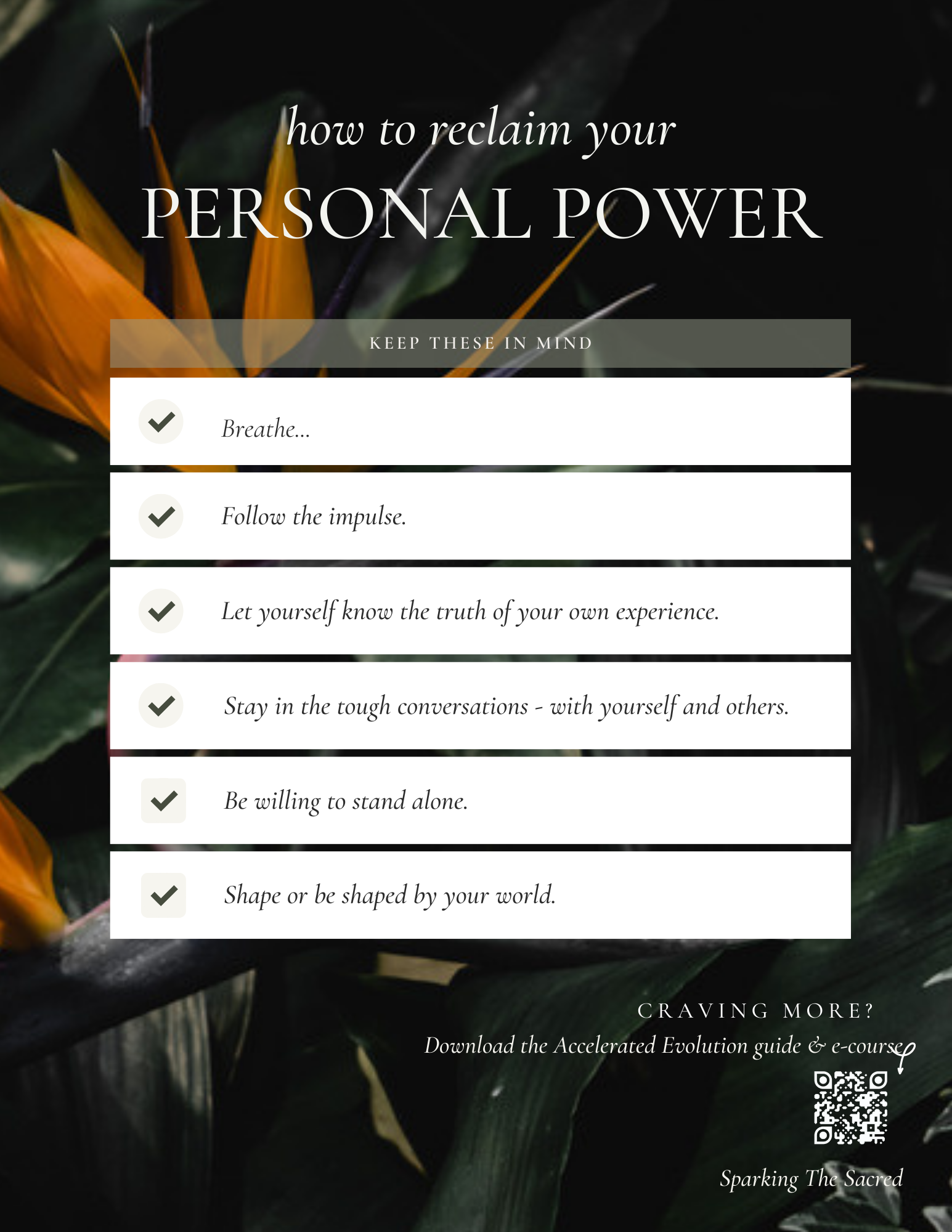 how to reclaim personal power